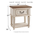 Realyn - Night Stand by Signature Design by Ashley® | Bel Furniture