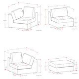 Jasmine - Handcrafted Sofa And Ottoman