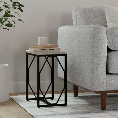 Selma - Handcrafted Metal And Wood Accent Table - view 17