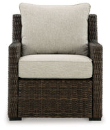 Brook Ranch - Brown - Lounge Chair With Cushion by Signature Design by Ashley® | Bel Furniture
