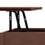 Artisan - Lift Top Coffee Table - Russet Brown by Simpli-Home | Bel Furniture