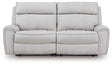 Social Pointe - Reclining Sectional Gray 2 Pc. Reclining Sectional Loveseat by Signature Design by Ashley® | Bel Furniture