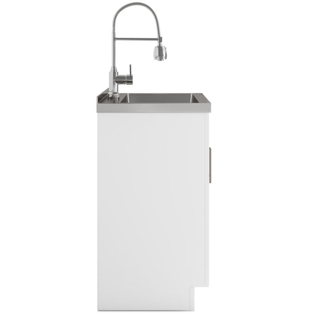 Hennessy - Deluxe Laundry Cabinet With Faucet And Stainless Steel Sink - view 29