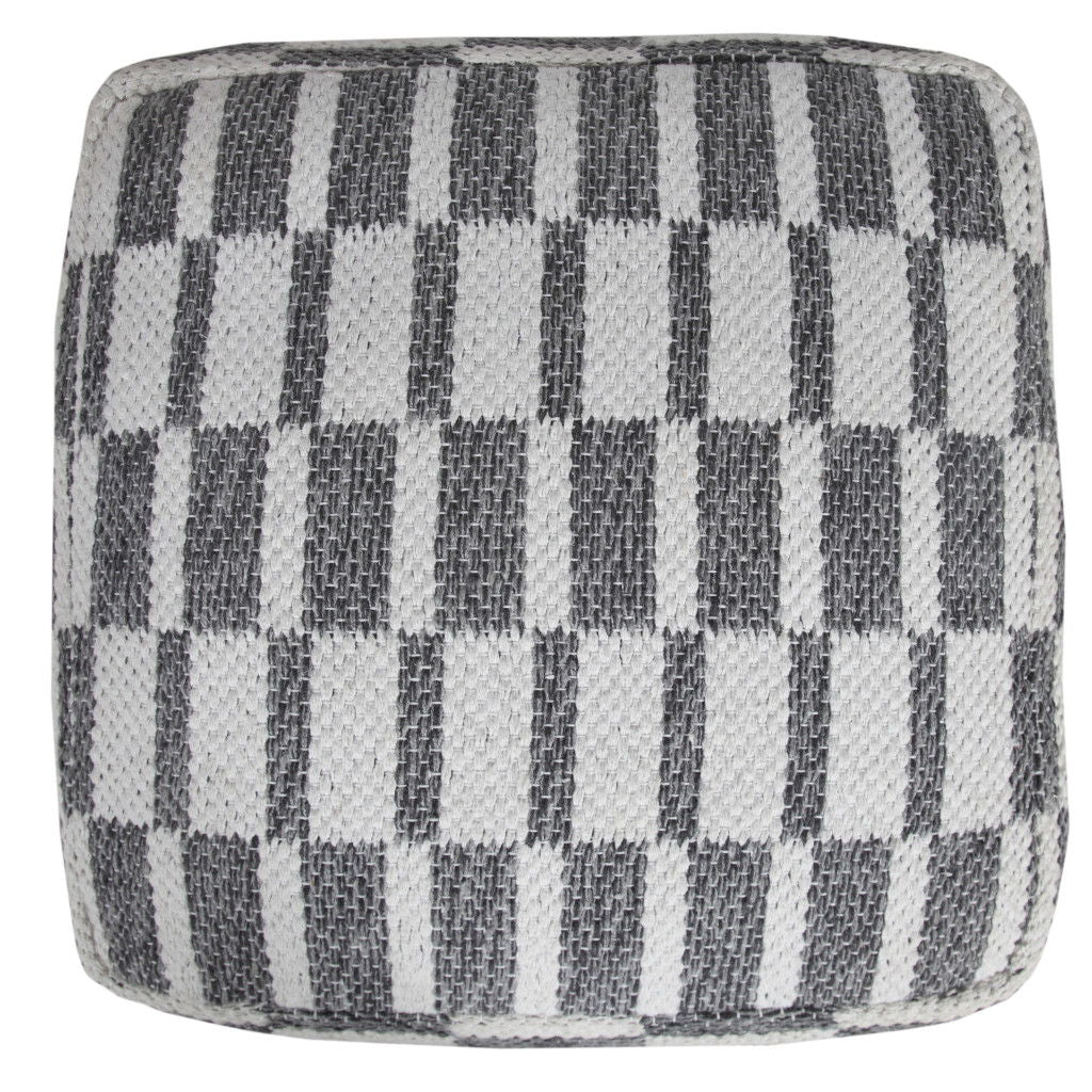 Ottoman Cotton Square - Gray