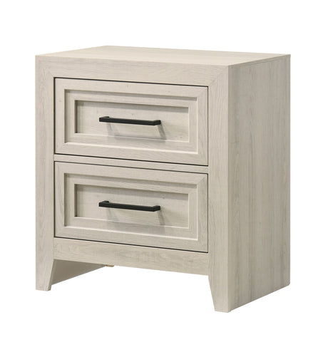 Lorraine - Nightstand - Antique White by Crown Mark | Bel Furniture