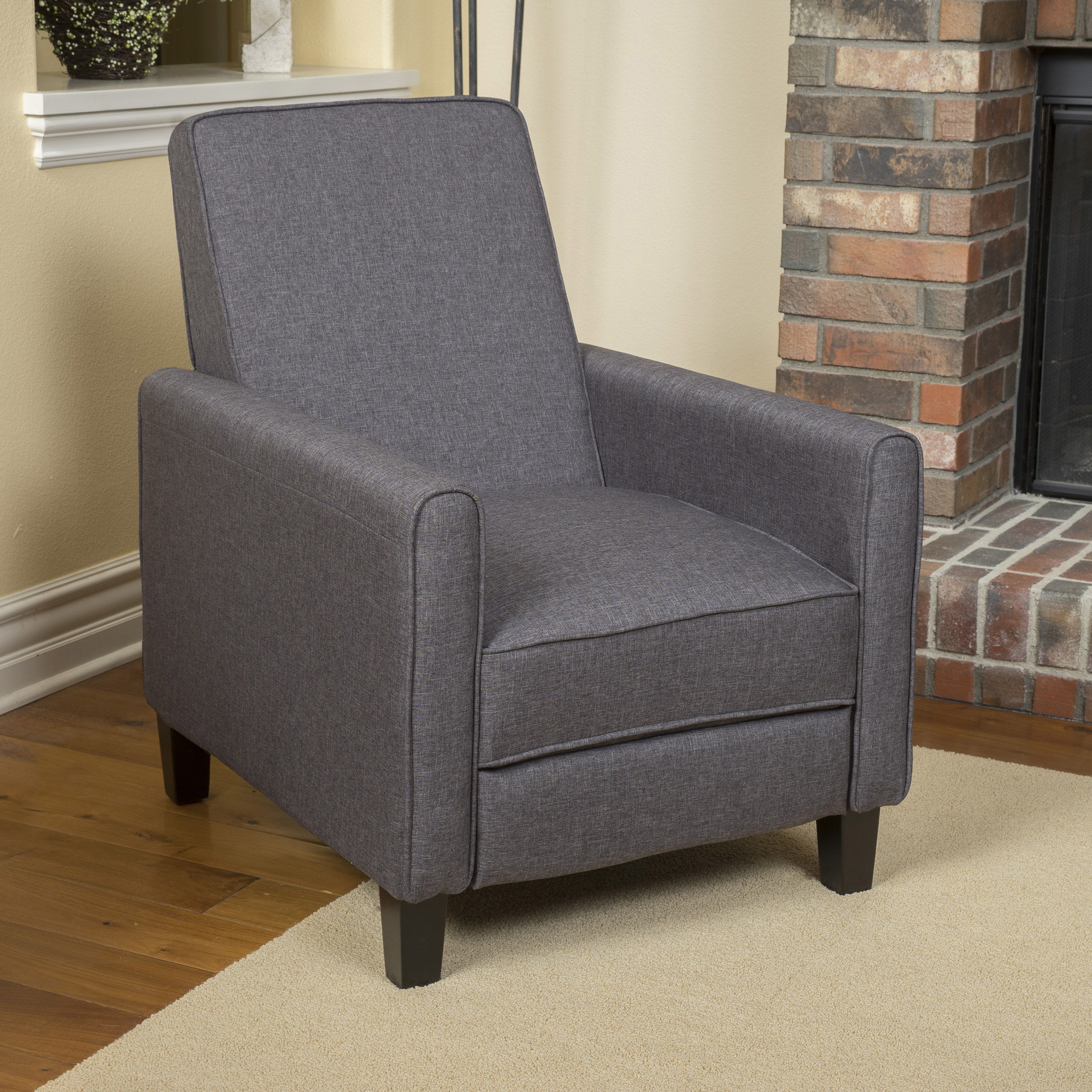 Fabric Push Back Chair For Elegant Home