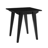 Japandi - Minimal Solid Wood Side Table Black by Walker Edison | Bel Furniture
