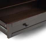 Warm Shaker - Square Coffee Table - Tobacco Brown by Simpli-Home | Bel Furniture