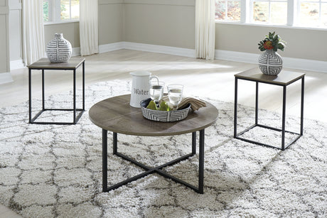 Wadeworth - Occasional Table Set (Set of 3) - Brown / Beige - view 4