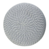 Bayley - Versatile Round Braided Pouf