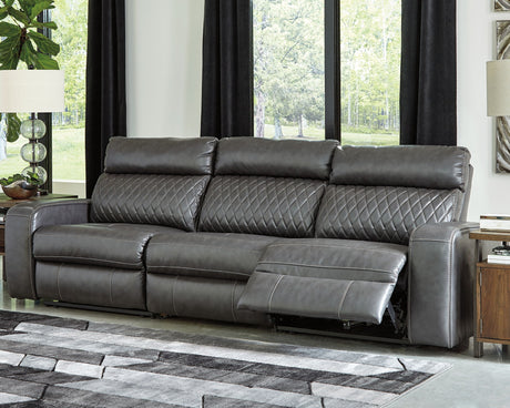 Samperstone - Power Reclining Sectional - view 25