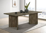 Tyler - Solid Wood Dining Table - Mango Brown by Coaster Fine Furniture | Bel Furniture