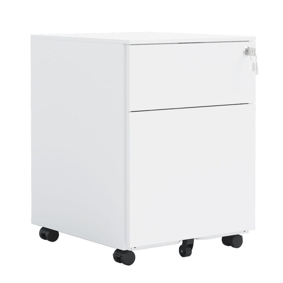 2 Drawer Mobile File Cabinet With Lock Steel File Cabinet For Legal / Letter / A4 / F4 Size / Home / Office Design