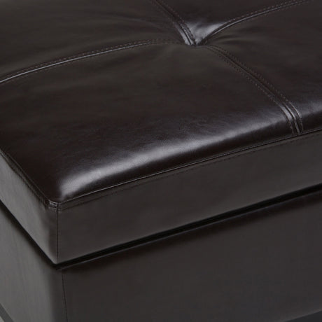 Oregon - Contemporary Storage Ottoman Bench With Tray - view 35