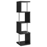 Baxter - 4-shelf Bookcase by CoasterEveryday | Bel Furniture