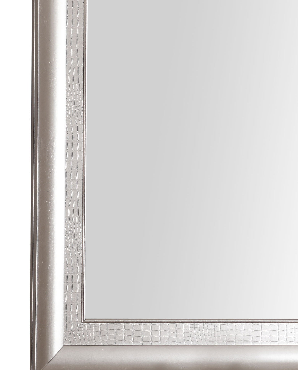 Kat - Mirror - Silver Champagne by Glory Furniture | Bel Furniture