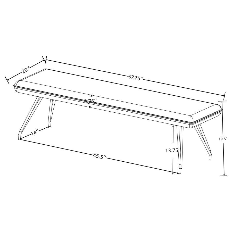 Dodson - Fabric Upholstered Dining Bench