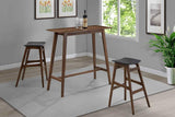 Finnick - Rectangular Pub Heigh Bar Table - Walnut by CoasterEveryday | Bel Furniture