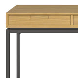 Banting - Mid Century Handcrafted Wide Desk by Simpli-Home | Bel Furniture