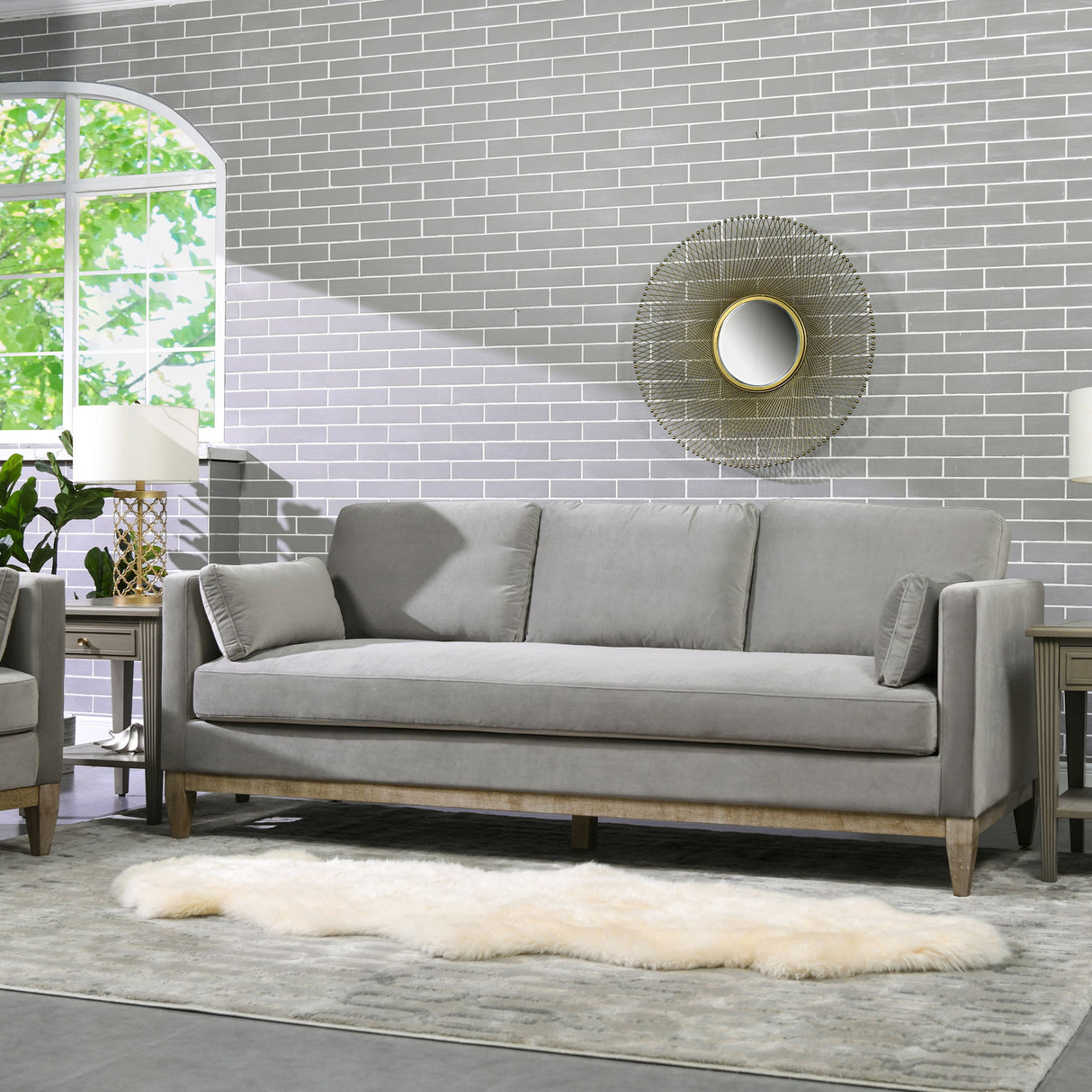 Knox - Modern Farmhouse Sofa by Jennifer Taylor Home | Bel Furniture