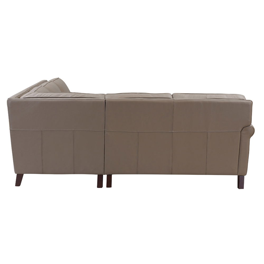 Laguna - Sectional Leather - Brown