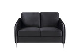 Hathaway - Velvet Modern Chic Loveseat Couch by Lilola Home | Bel Furniture