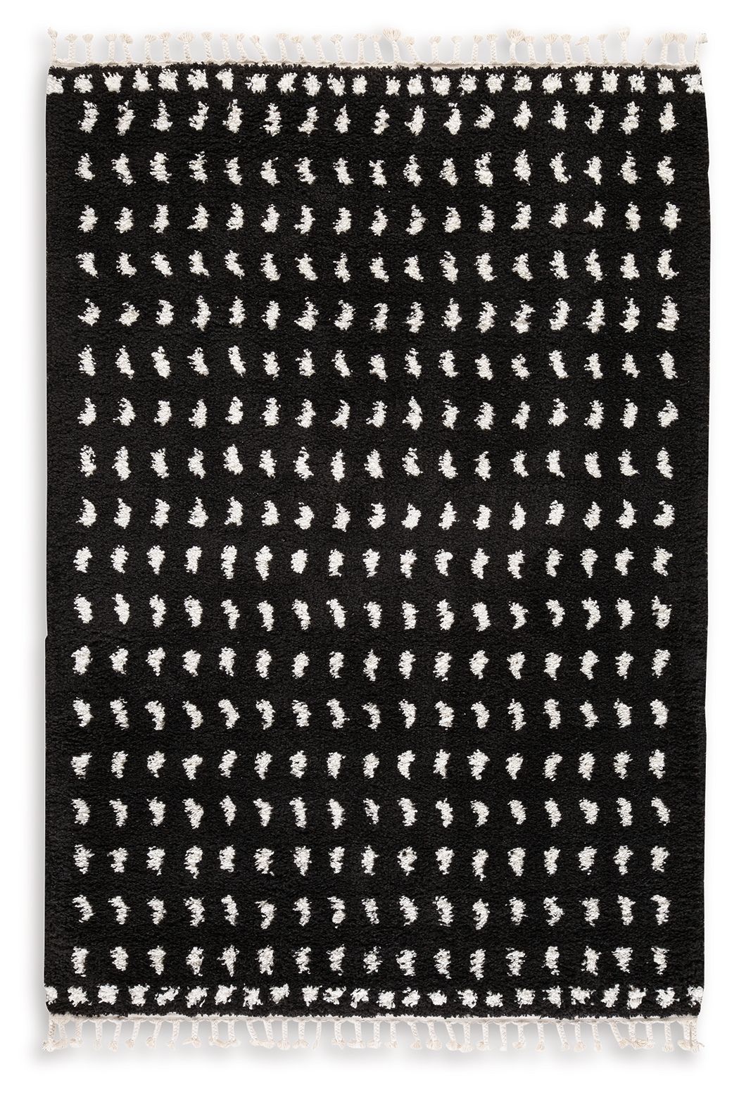 Minston 5' x 7' Rug Black and White