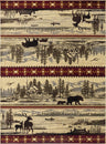 Nature's Nest - GC_CBL3005 Lodge Area Rug Beige by Icona Home Decor | Bel Furniture
