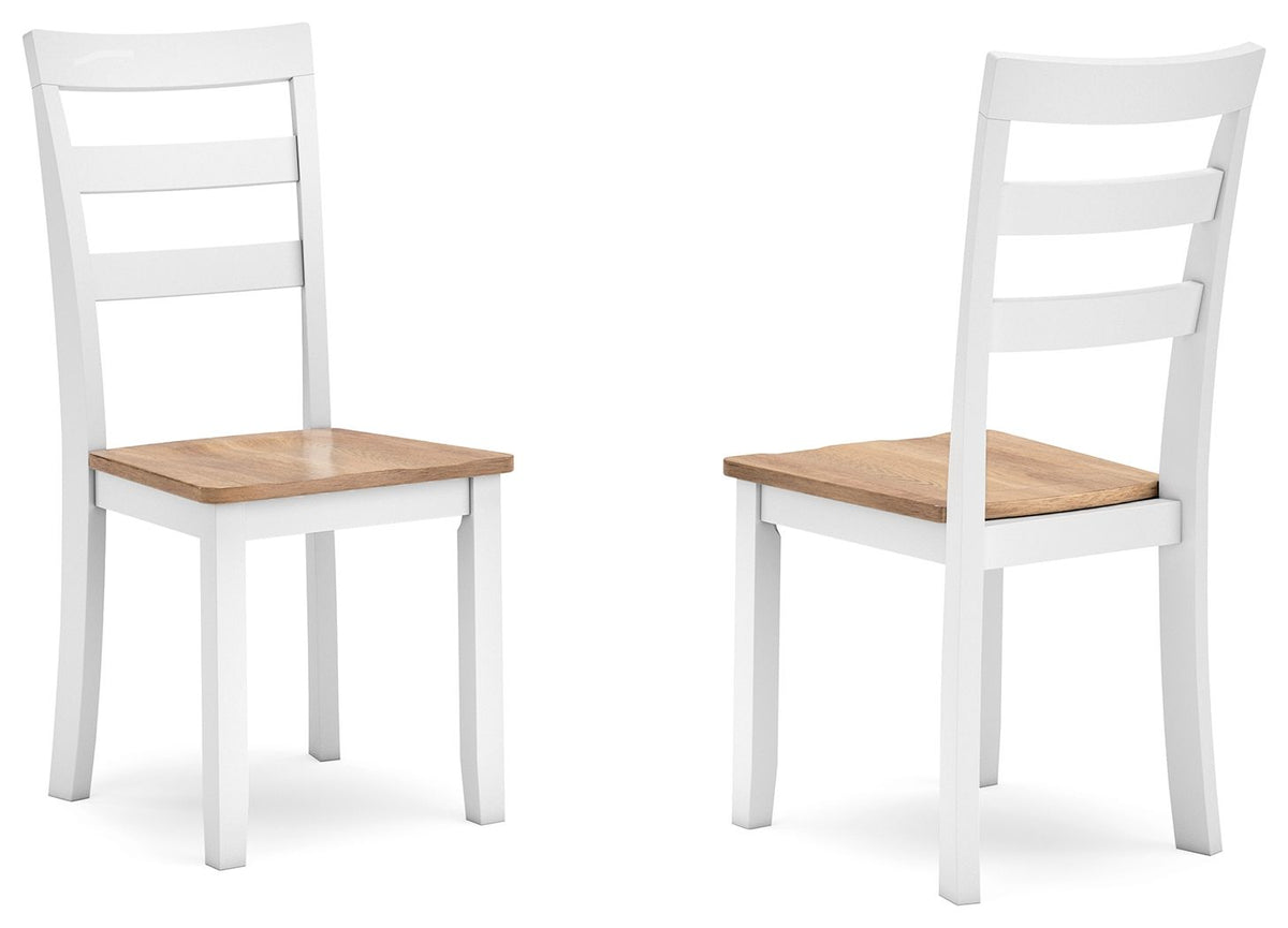 Gesthaven - Dining Room Side Chair (Set of 2) White by Signature Design by Ashley® | Bel Furniture