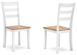 Gesthaven - Dining Room Side Chair (Set of 2) White by Signature Design by Ashley® | Bel Furniture