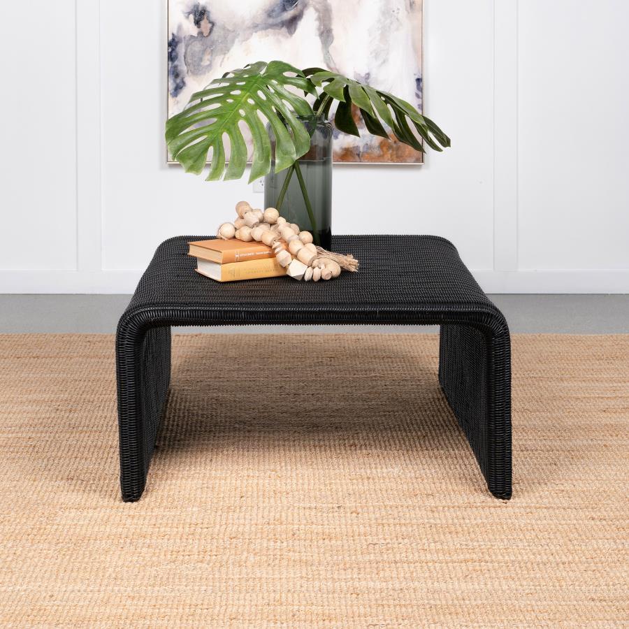 Cahya - Woven Rattan Table by Coaster Fine Furniture | Bel Furniture
