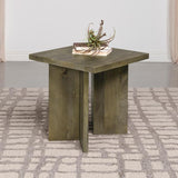 Andando - Square Solid Wood End Table - Mango Brown by Coaster Fine Furniture | Bel Furniture