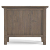 Ela - Narrow End Table - Brown