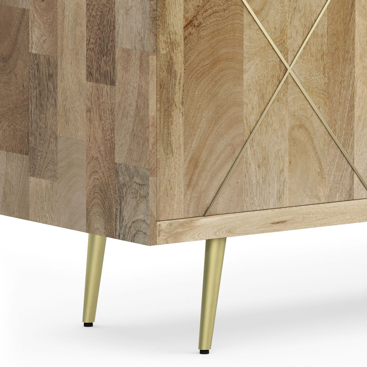 Jager - Sideboard Buffet - Natural by Simpli-Home | Bel Furniture