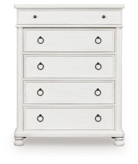 Rowlenstown - Five Drawer Chest - view 11