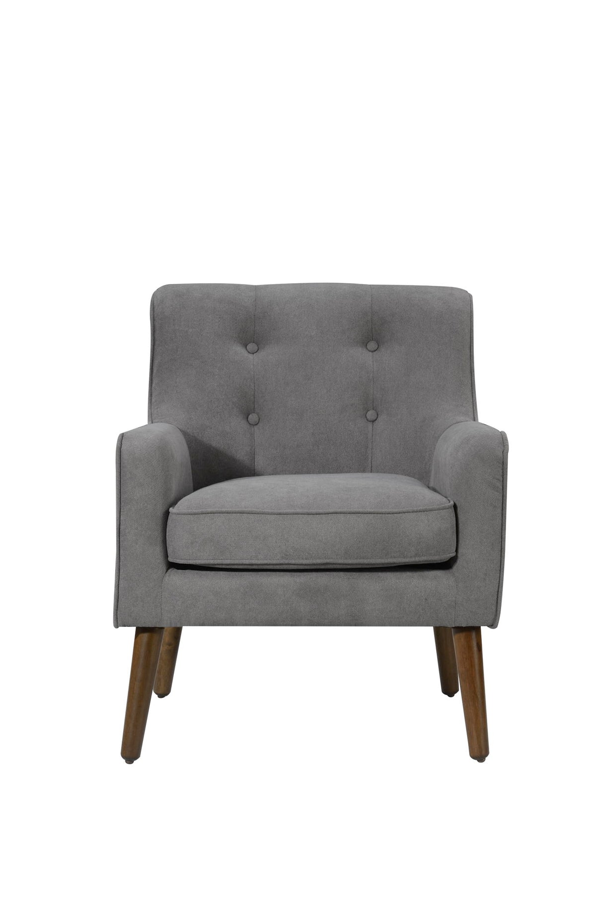 Ryder - Mid Century Modern Woven Fabric Tufted Armchair by Lilola Home | Bel Furniture