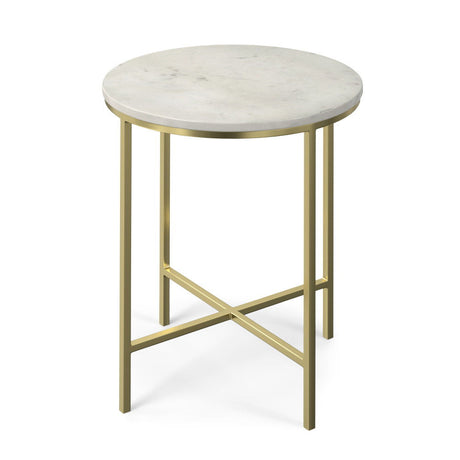 Tara - Side Table - Gold by Simpli-Home | Bel Furniture