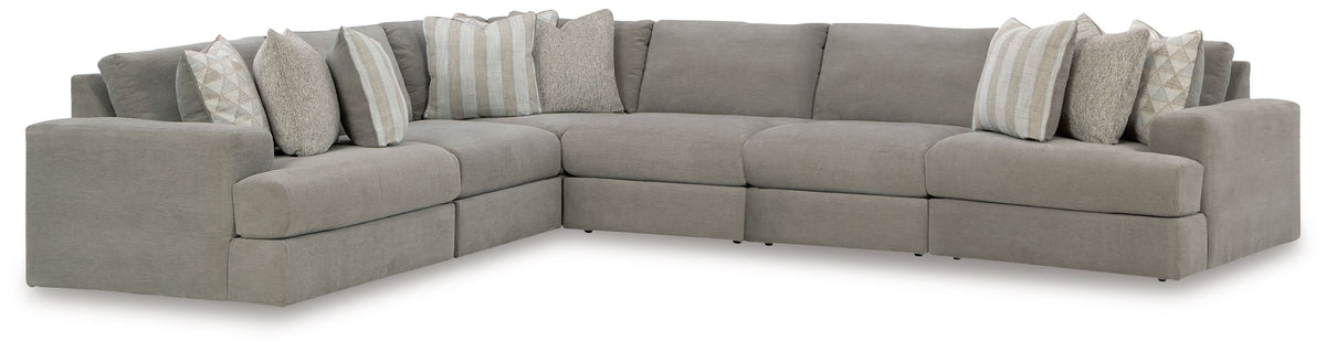 Avaliyah - Sectional Dark Gray 6 Pc. Sectional by Signature Design by Ashley® | Bel Furniture