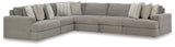 Avaliyah - Sectional Dark Gray 6 Pc. Sectional by Signature Design by Ashley® | Bel Furniture