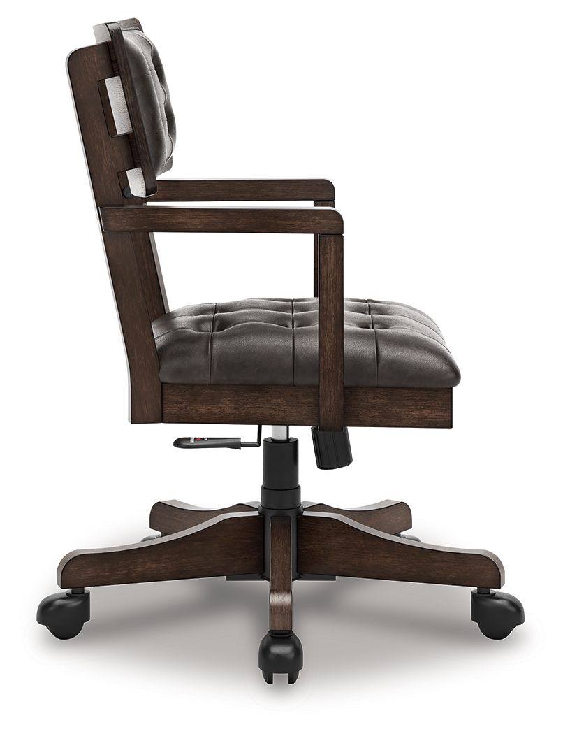 Breckington - Dark Brown - Home Office Desk Chair by Signature Design by Ashley® | Bel Furniture