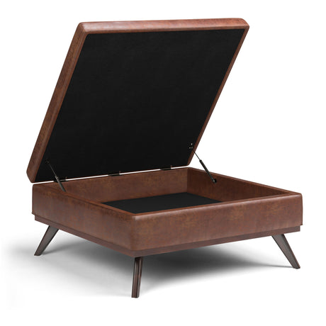 Owen - Multifunctional Square Coffee Table Storage Ottoman - view 65