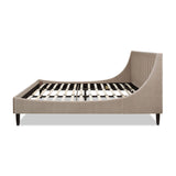 Aspen - Vertical Tufted Modern Headboard Platform Bed Set by Jennifer Taylor Home | Bel Furniture