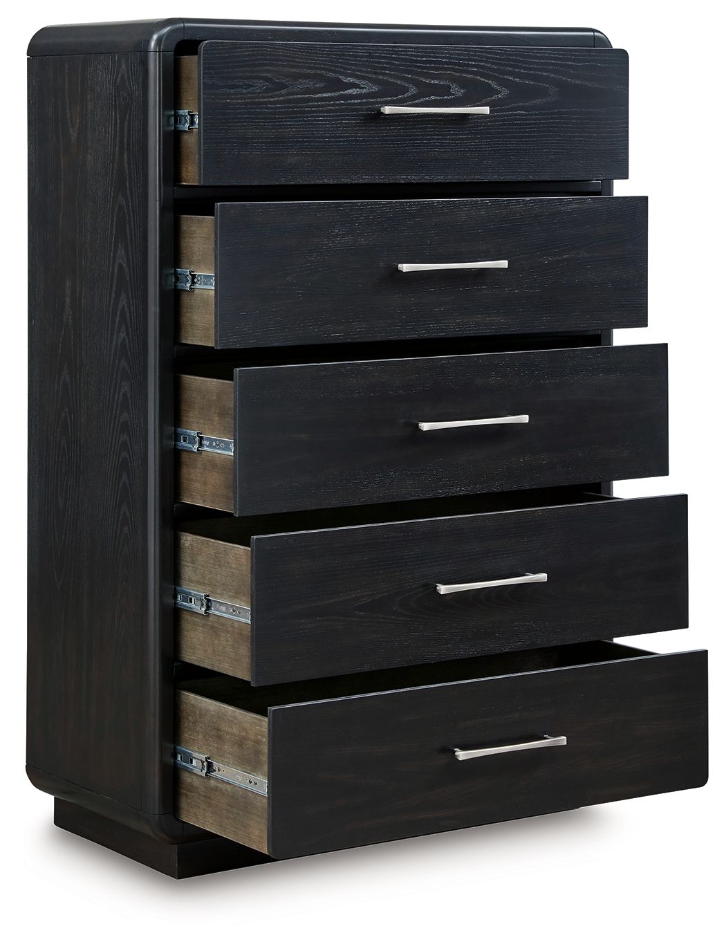Rowanbeck - Black - Five Drawer Chest by Signature Design by Ashley® | Bel Furniture