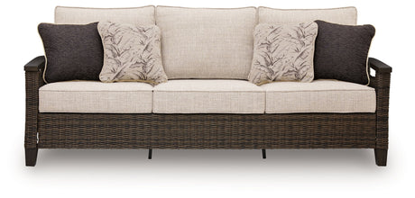 Monterey Point - Sofa With Cushion - Dark Brown - view 5