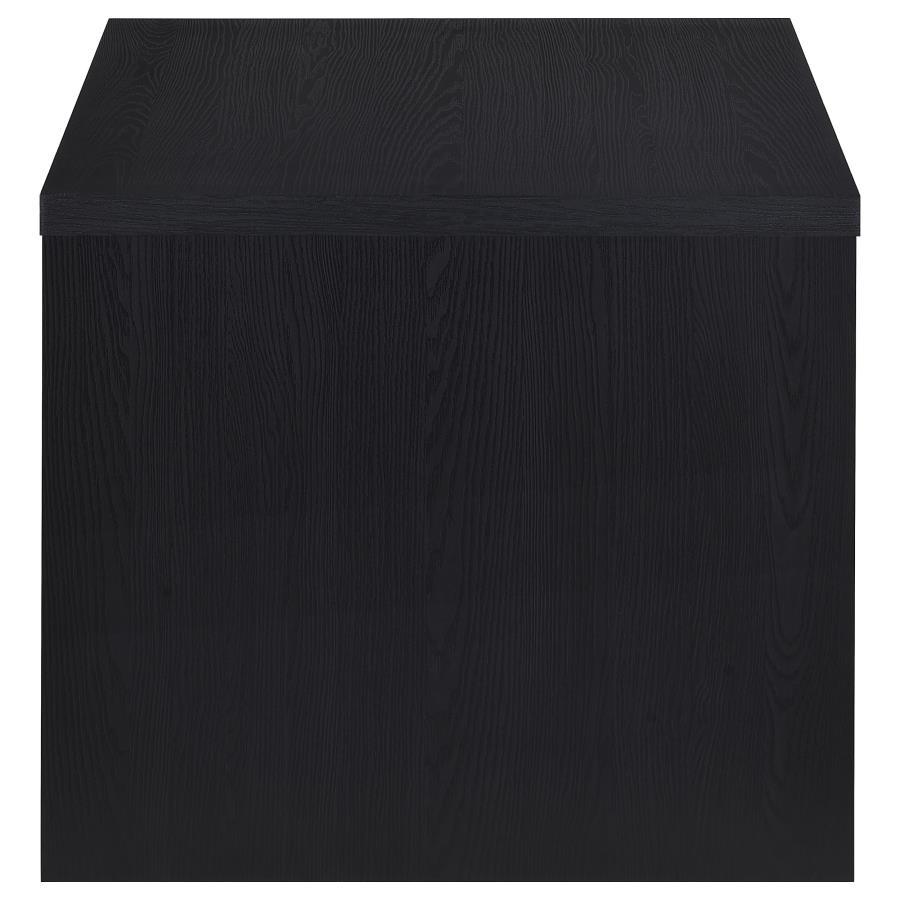 Knapp - Engineered Wood Square Side End Table - Black by Coaster Fine Furniture | Bel Furniture