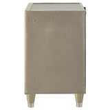 Lorient - 2-Drawer LED Nightstand With USB