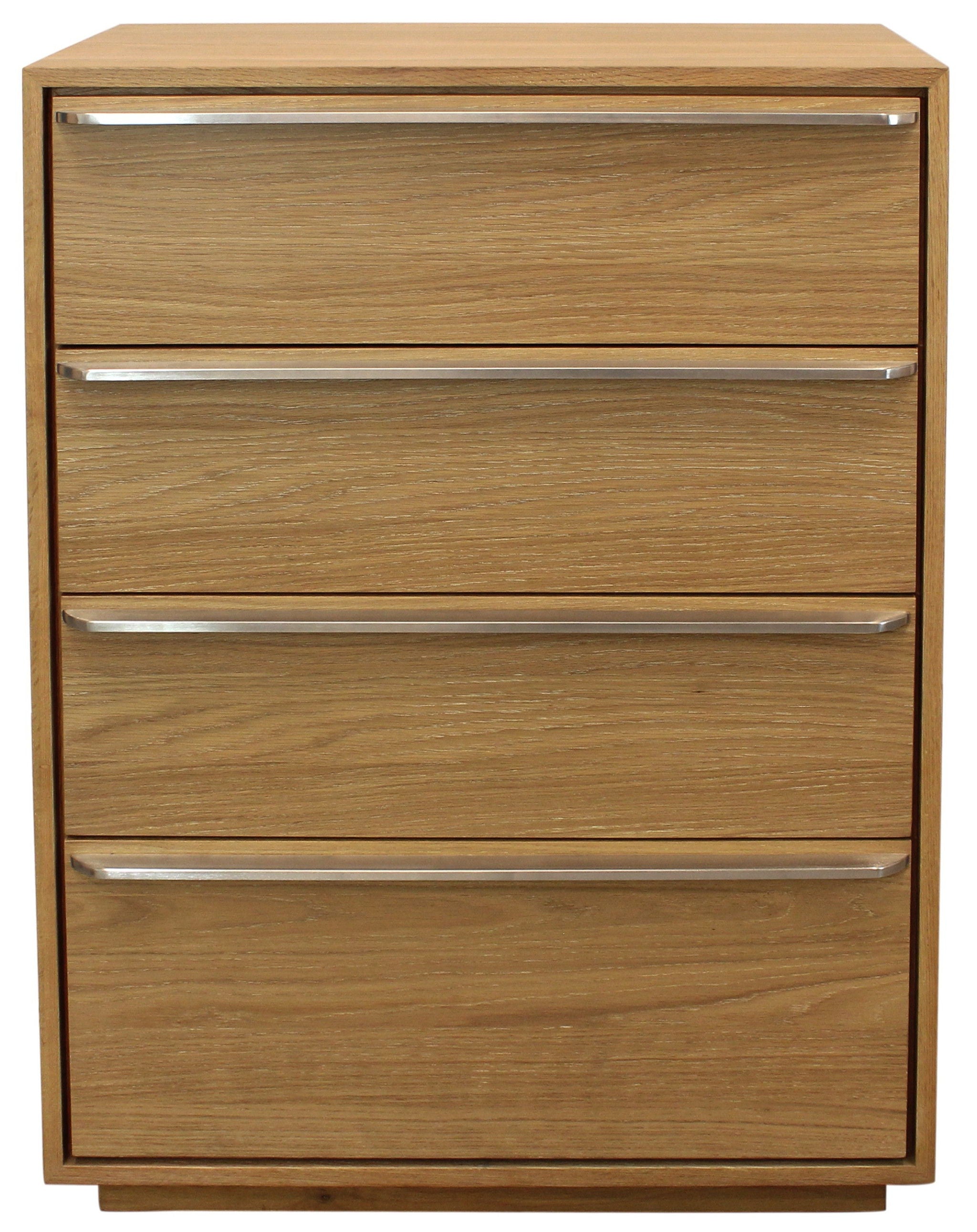 Solid Wood 4 Drawer Dresser - Natural