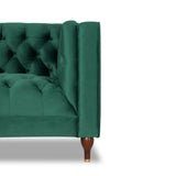 Evelyn - Mid-Century Modern Tufted Back Velvet Lounge Chair by Ashcroft Furniture | Bel Furniture