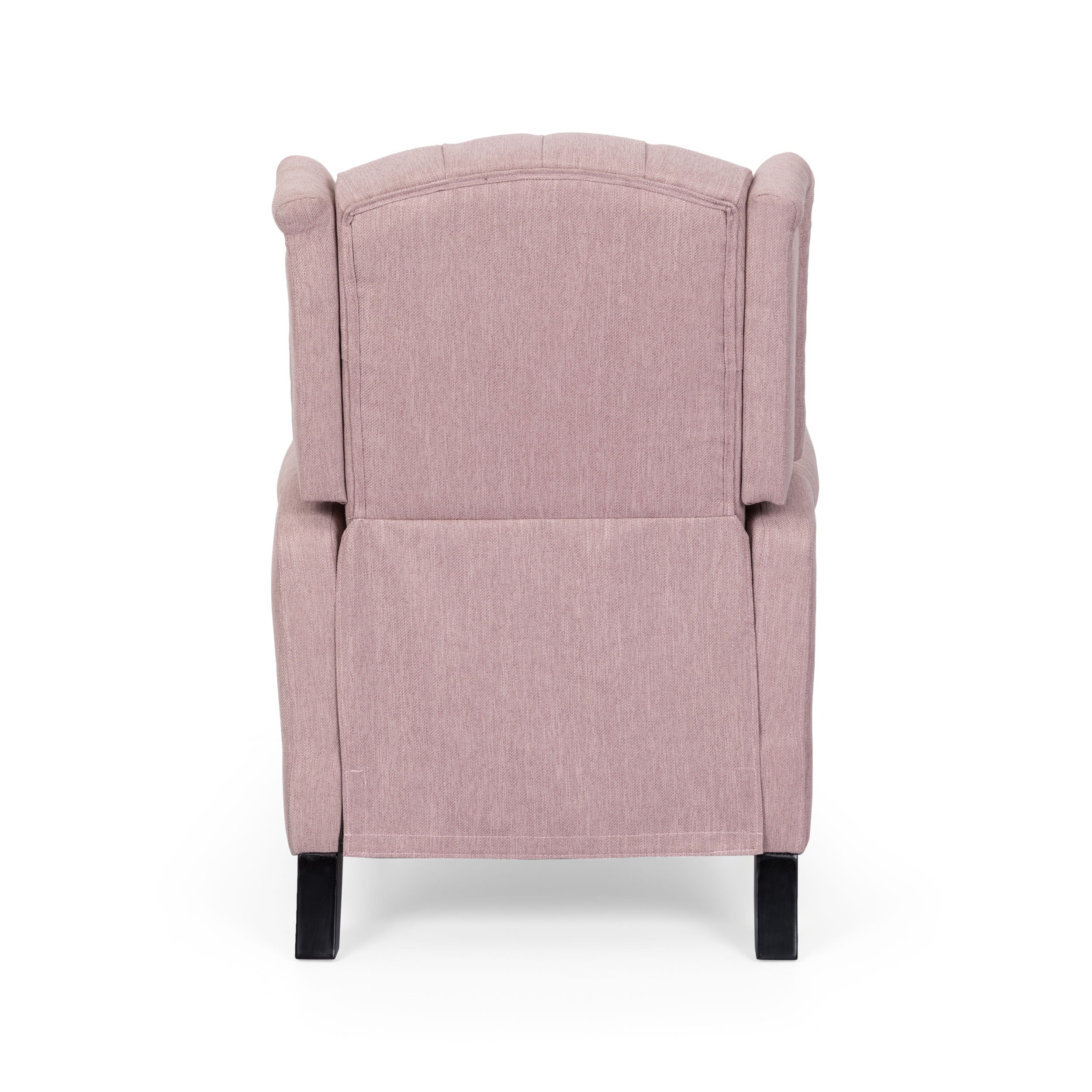 Wide Manual Wing Chair Recliner - Light Pink