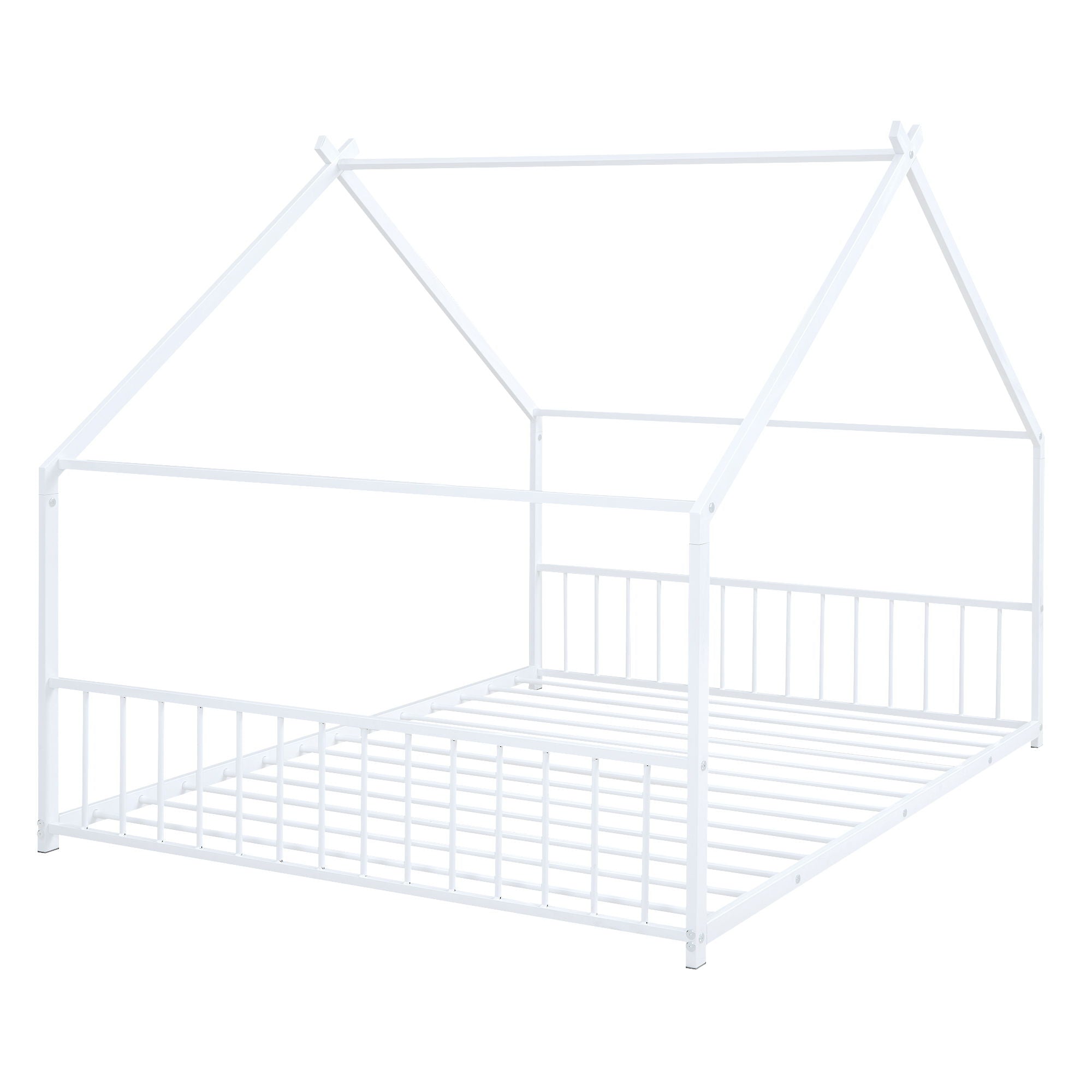 Metal House Bed